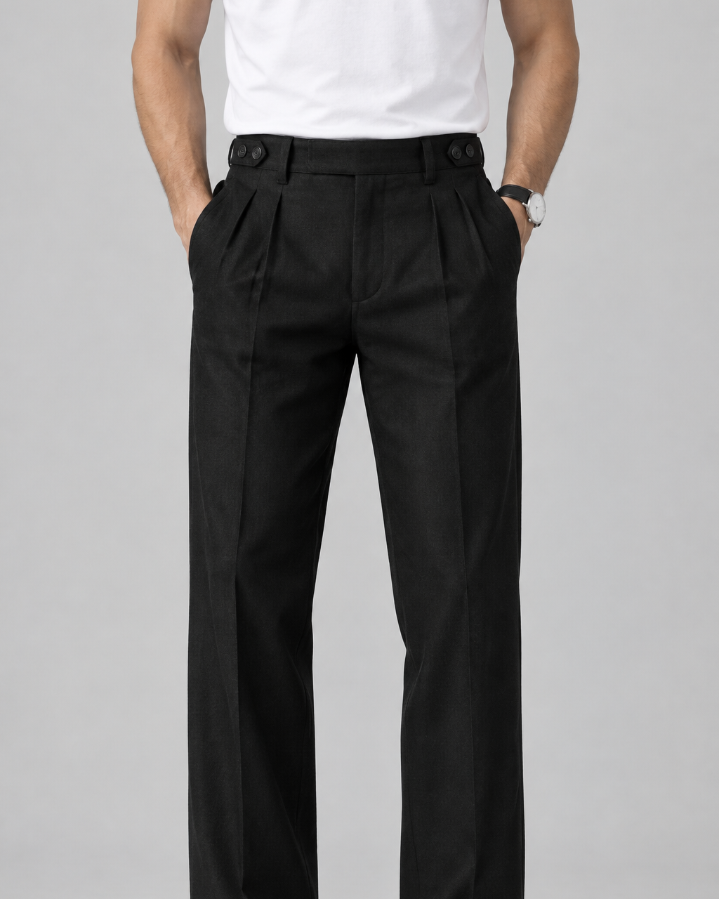 Pleated trousers