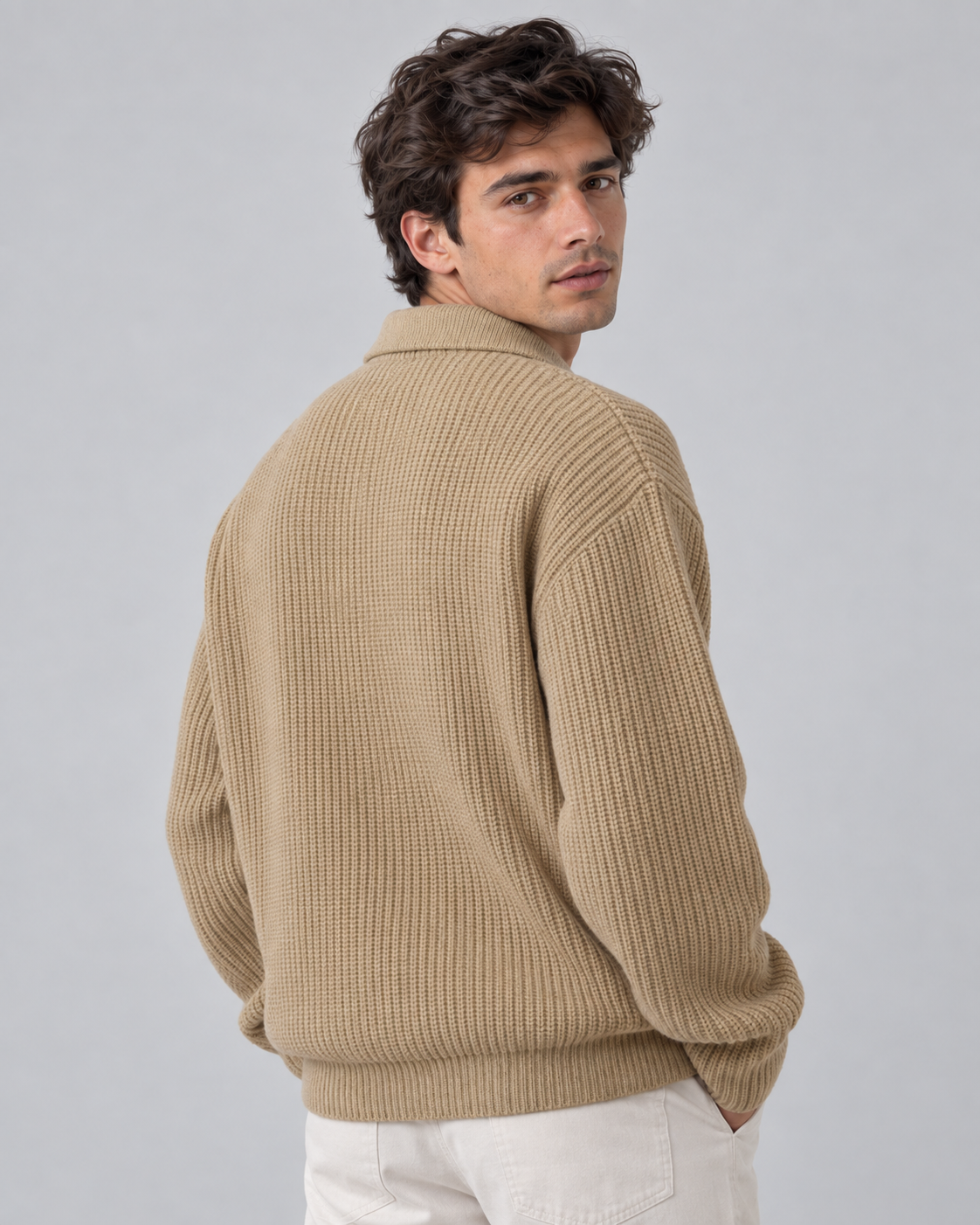 Half-zip sweater