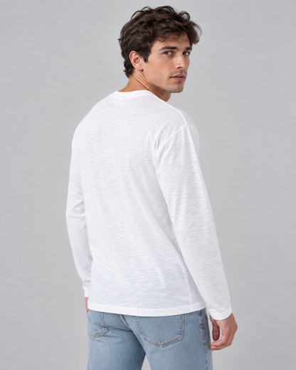 Long-sleeve Henley