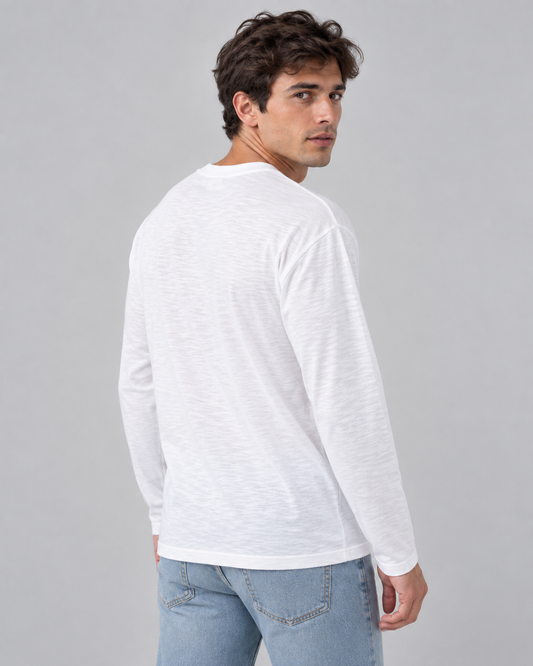 Long-sleeve Henley