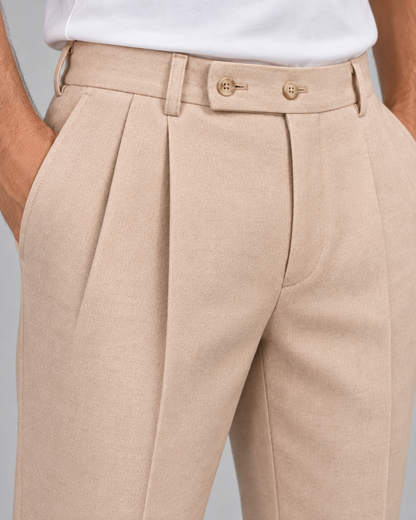 Pleated trousers