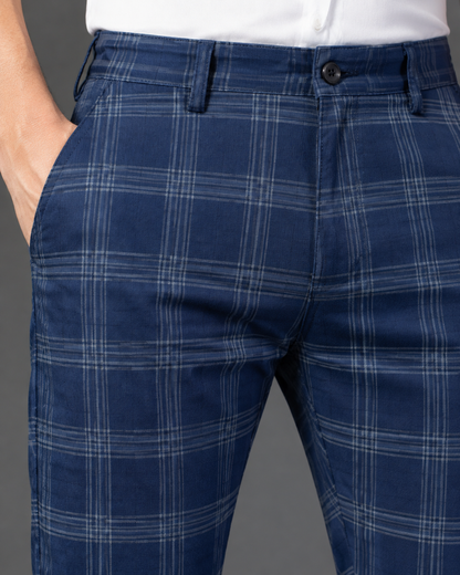 Plaid chinos