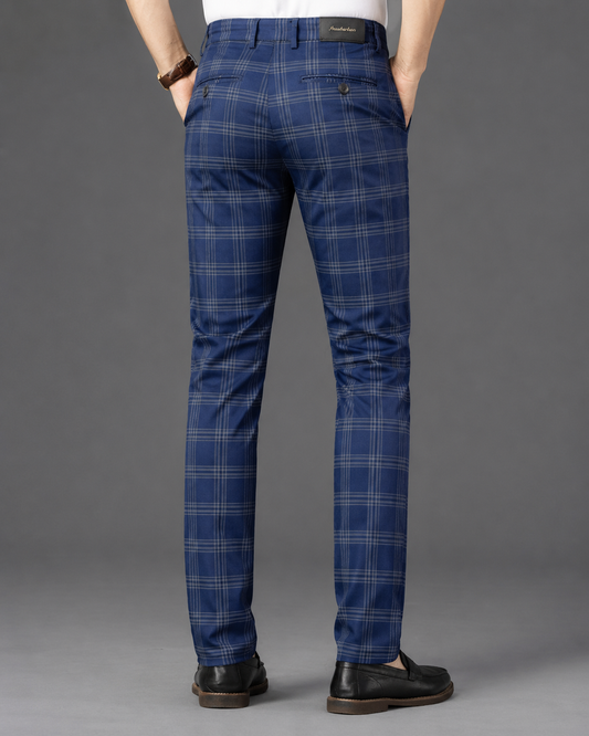 Plaid chinos