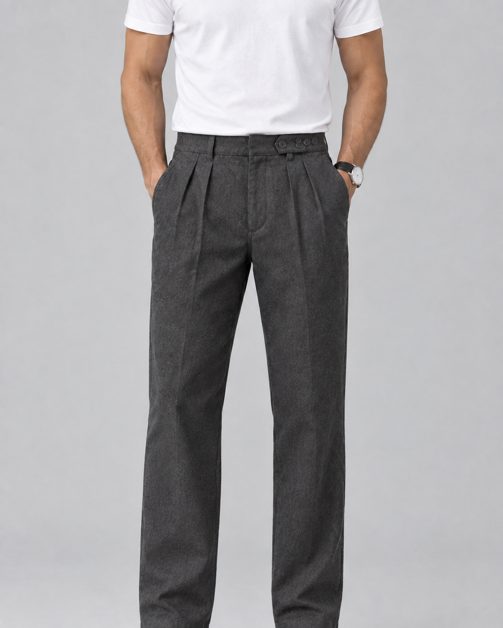 Pleated trousers
