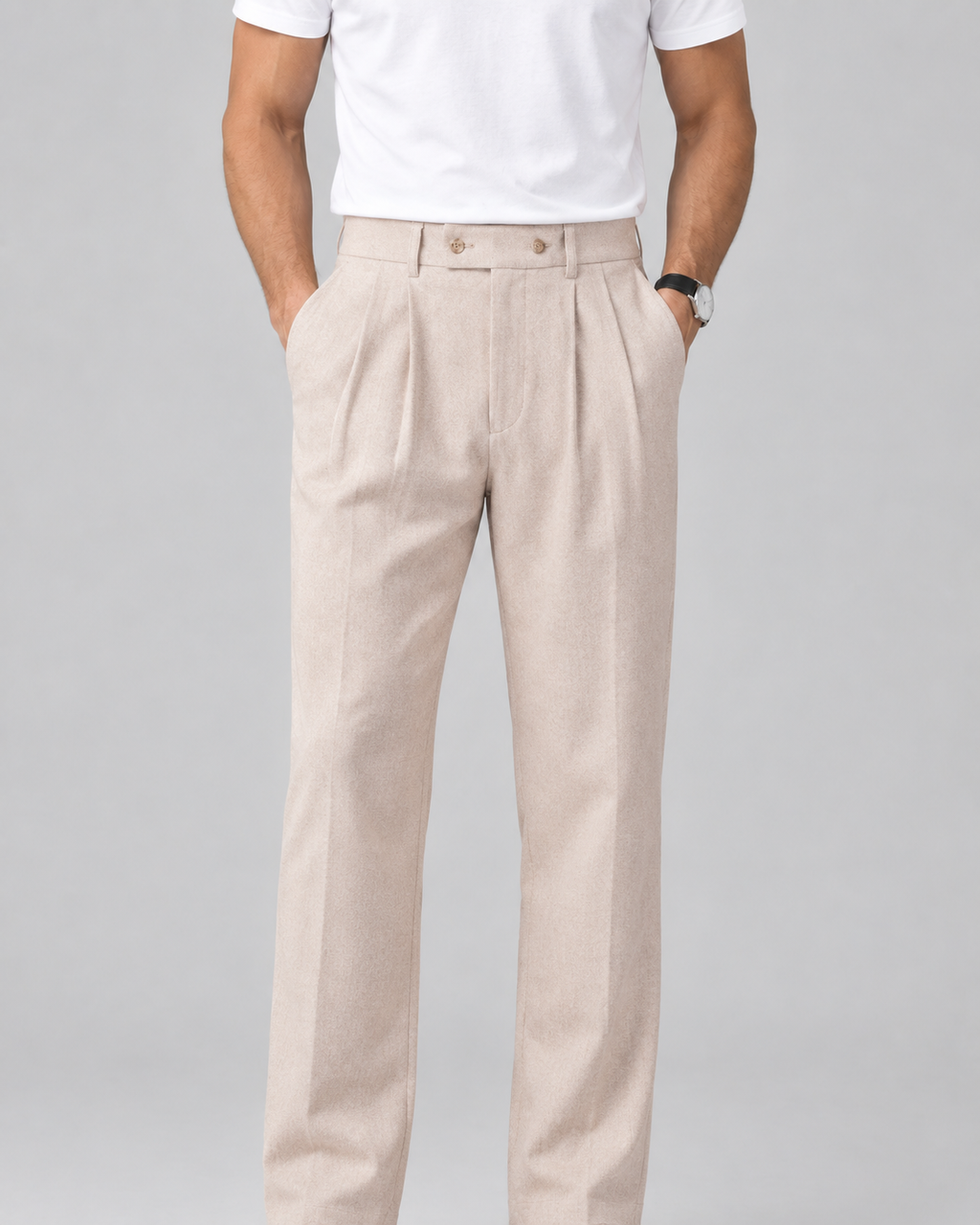 Pleated trousers
