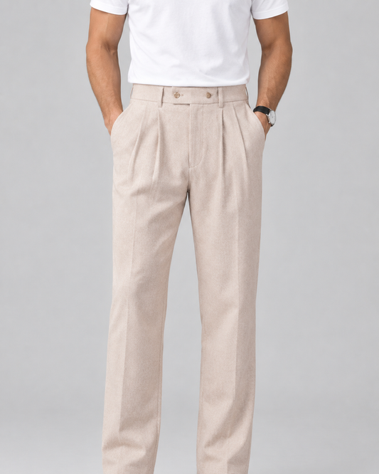 Pleated trousers