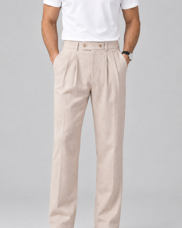 Pleated trousers
